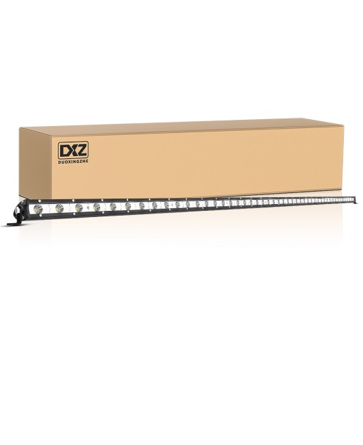 DXZ ultra-thin single row LED strip light 18W36W54W72W automotive work light auxiliary light grille light bar light