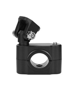 DXZ motorcycle spotlight 360 degree rotation adjustable universal bracket work light installation fixed circular tube bracket hoisting