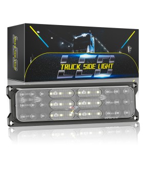 DXZ truck side lights, waterproof floor lights, 36LED side lights, constantly on for driving, turn signal flashing tail lights