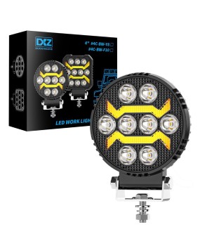 DXZ Black Knight 4C-BW-Y8 Automotive LED Work Light Auxiliary Light Modification Off road Vehicle LED Spotlight Laying Street Light