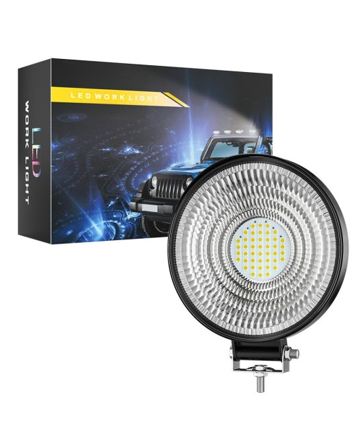 DXZ Automotive LED Work Light 4-inch 44LED Circular Flood Work Light Off road Outdoor Auxiliary Lighting