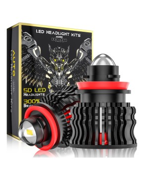 DXZ new dual color fog light H8/H9/H11 with lens 60W laser LED fog light car LED headlight projector