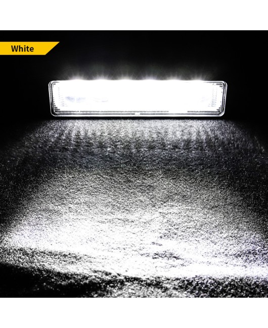 DXZ car LED work light 3D convex lens 6LED 18W straight daytime running light off-road vehicle modification light fog light