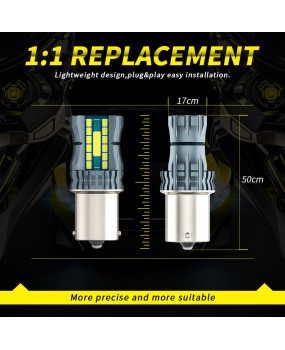 DXZ new car LED bulb S251156 1157 T20 T25 24+2LED reverse turn signal brake light