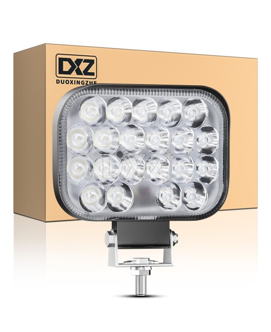 DXZ Automotive LED Work Light 345 inch 21LED Lens Edition Truck Spotlight Agricultural Machinery Lighting