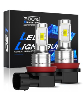 DXZ cross-border exclusive car LED headlights H8/H11 CSP 3570 LED beads fog bulb headlights