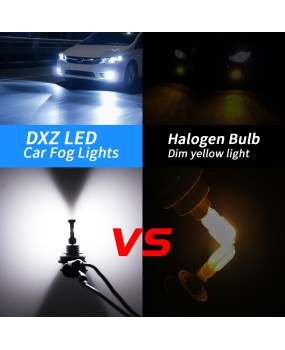 DXZ manufacturer direct sales car LED headlights H7 3030 12smd LED fog lights car bulb headlights