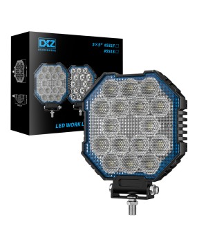 DXZ new product 5x5 '' square work light 45W 16LED flood lighting auxiliary light off-road vehicle modification spotlight