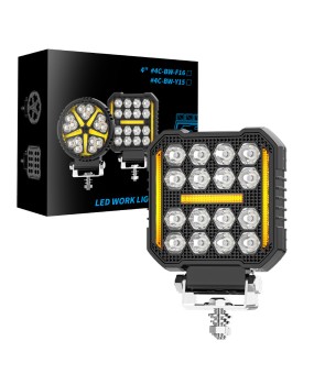 DXZ Black Knight 4C-BW-F16 Automotive LED Work Light Off road Vehicle Modification Spotlight 12-80V Universal Lamp