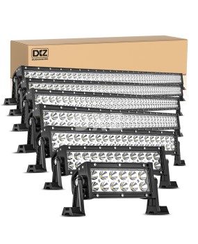 DXZ high-quality automotive LED strip lights, thick double row 22 inch fog lights, driving lights, LED work lights, spotlights