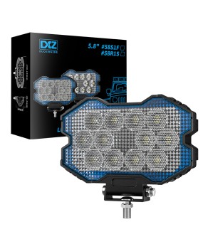 DXZ new product launched 5.8 '' oval work light 12LED 34W floodlight auxiliary headlight off-road light