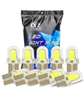 DXZ T10 silicone light T10 COB LED car width indicator light W5W 168 194 license plate light reading light