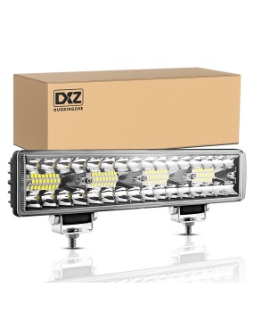 DXZ car LED work light 12 inch 64 light large field of view with flashing truck headlight strip auxiliary light