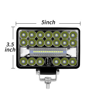 DXZ 4-inch large field LED work light 36 lights 108W mixed light car auxiliary light truck headlight spotlight