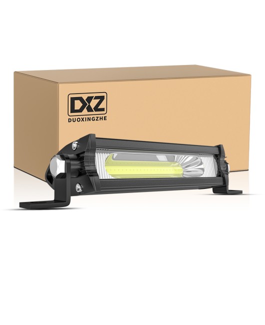 DXZ car LED strip light mini single row COB 9W work light modification daytime running light motorcycle auxiliary light