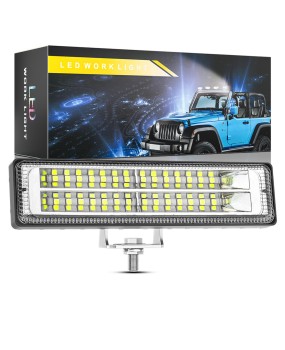 DXZ car LED work light 6-inch straight 28 LED daytime driving fog light maintenance light agricultural machinery light