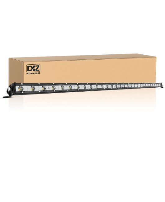 DXZ ultra-thin single row LED strip light 18W36W54W72W automotive work light auxiliary light grille light bar light