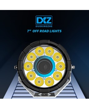 DXZ New 7 'Off road Spotlight LED High Power High Brightness 60W Laser Spotlight Work Light Headlight 7C01