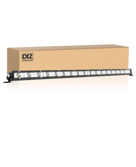 DXZ ultra-thin single row LED strip light 18W36W54W72W automotive work light auxiliary light grille light bar light