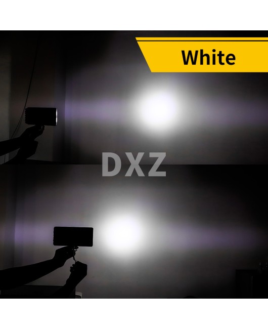 DXZ car LED work light with large field of view, 9-inch 66 light driving lighting, suitable for cars, trucks, trucks, engineering vehicles