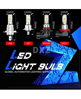 DXZ cross-border exclusive car LED headlights H8/H11 CSP 3570 LED beads fog bulb headlights