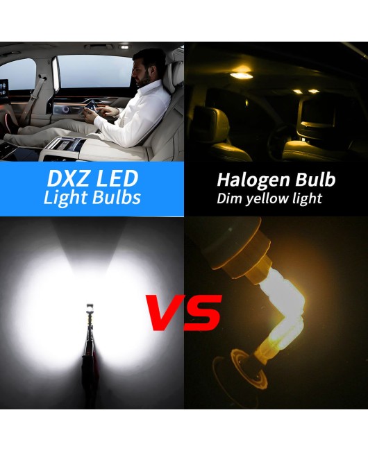 DXZ car LED interior light T10 width indicator light 3030 10SMD width indicator light canbus w5w license plate light