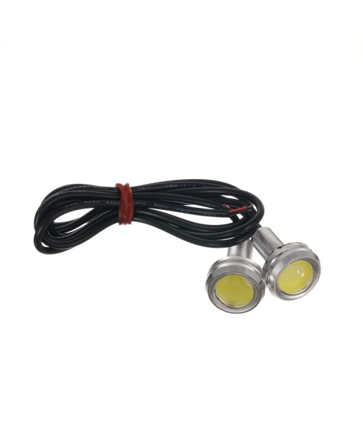 Car motorcycle balance car ultra-thin double-layer LED 23MM eagle eye light 9W cat eye light LED counterattack light