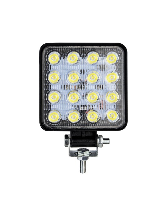 DXZ car LED work light 4-inch square 16 light 48W auxiliary light modification headlight engineering spotlight headlight