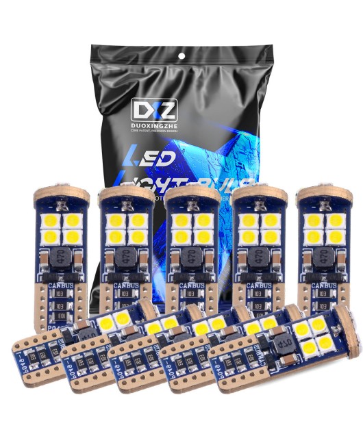 DXZ new canbus decoding infinite T10 2835 12SMD width indicator light car LED W5W bulb