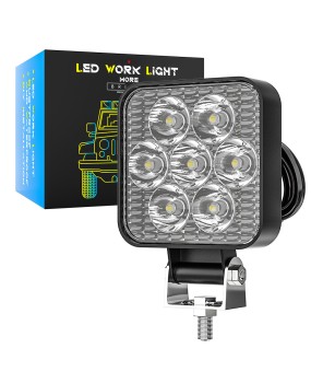 DXZ new car LED mini square work light off-road vehicle maintenance light modification headlight spotlight 12-24V