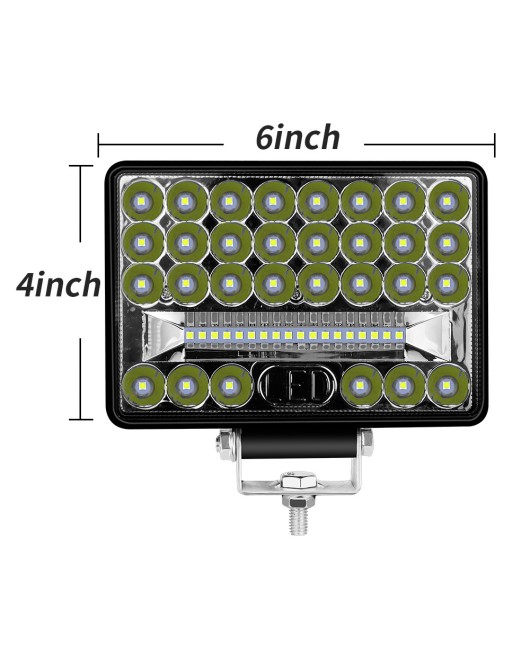 DXZ large field of view 5-inch LED work light 48 lights 144W suitable for automotive, truck, engineering vehicle, forklift lighting