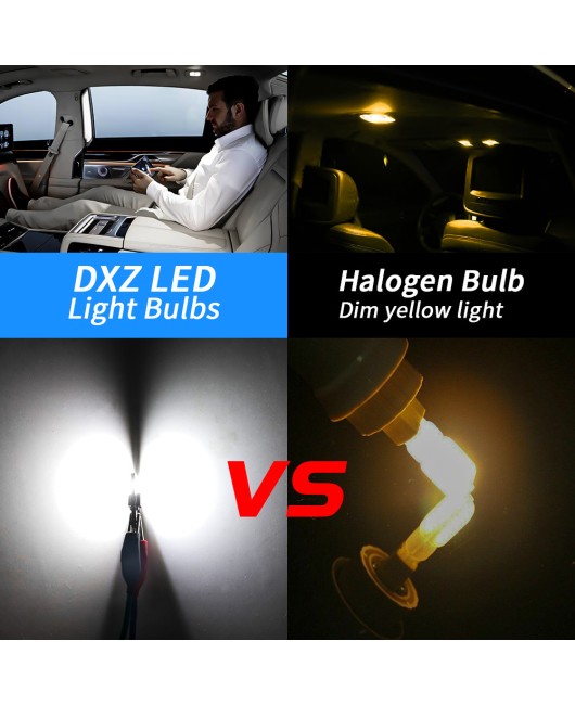 DXZ Amazon car light T10 3030 6SMD width indicator light DC12V-24V high brightness decoding reading light