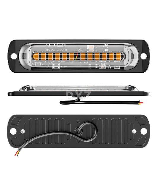 DXZ truck flashing 12LED light ultra-thin truck side light car flashing light driving warning signal light