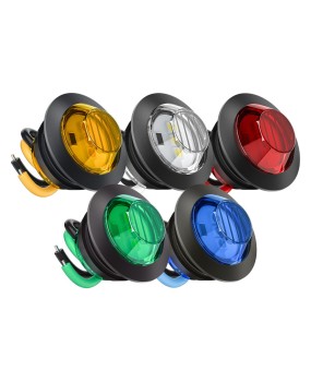 DXZ Eagle Eye Light Truck Side Light Width Indicator Light Small Round Light Side Light LED Light Ship Signal Light Cross border Light