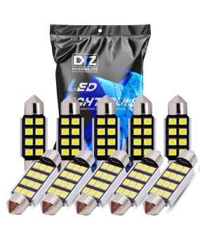 DXZ decoding canbus dual pointed light 2835 31MM 36MM 39MM 41MM automotive LED roof light