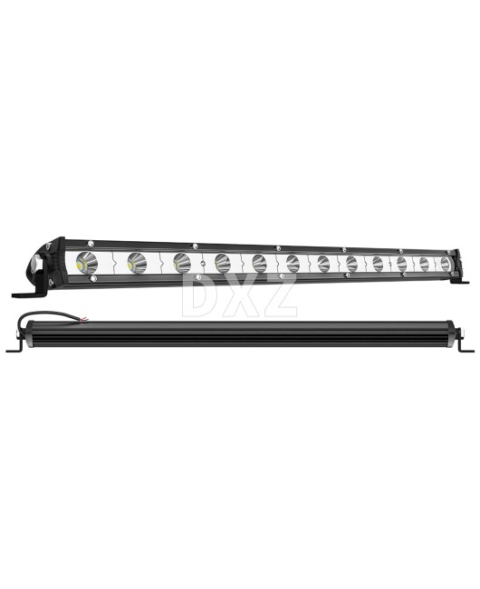 DXZ ultra-thin single row long strip light 13 inch 12LED36W automotive LED work light off-road roof spotlight