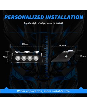 DXZ wholesale supply of new suction cup flashing lights, car front windshield S21 shovel lights, high beam dog counterattack lights