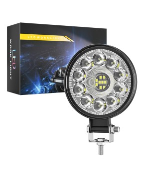 DXZ car LED work light private model 3-inch circular 21LED flood lighting auxiliary light off-road vehicle modification light