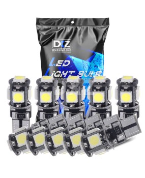 Factory direct sales car LED light canbus decoding T10 5050 5SMD LED width indicator light reading light