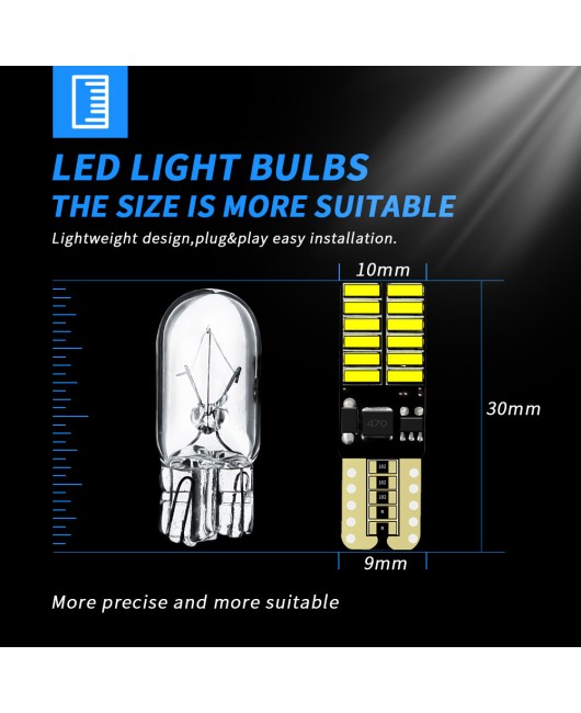 DXZ CANBUS decoding car T10 4014 24LED infinite width indicator light interior ceiling light license plate light