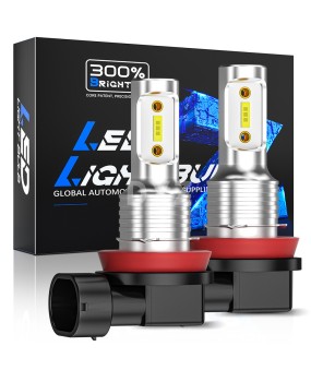 DXZ manufacturer supplies automotive LED fog lights 1860 light source CSP H8/H9/H11 headlights automotive light bulbs