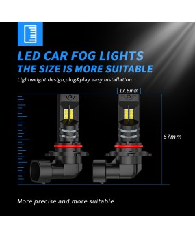 DXZ car LED fog light 9005/9006 H7 H8 12LED 60W LED headlight bulb