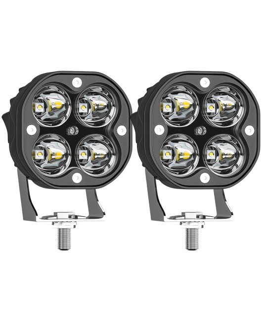 DXZ Automotive LED Work Light 4LED 40W Spotlight Modification Off road Light Engineering Vehicle Auxiliary Light