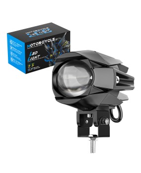 DXZ waterbird 1 light LED motorcycle electric vehicle spotlight modification dual beam external lens strong light headlight paving street lamp