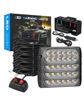 DXZ hand controlled one to four 48LED flashing lights, grille LED warning lights, high brightness strobe lights, 12V