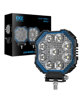 DXZ brand's heavyweight new product, 4 '' square spotlight work light, automotive off-road vehicle spotlight, LED maintenance light, lighting