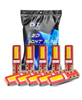 DXZ car LED instrument light T5 7020 2smd modified LED odometer light center console indicator light