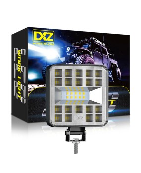 DXZ car LED work light square 3-inch 29LED 87W floodlight auxiliary light modification headlight driving light