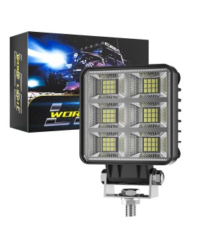 DXZ car LED work light 4-inch floodlight excavator Carter cab overhead light driving light diffuse arm