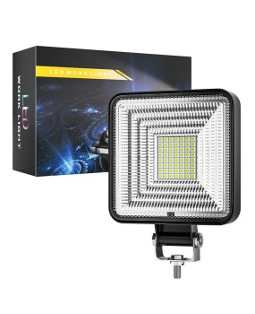 DXZ car LED work light 4-inch square 56LED floodlight modified off-road headlight probe light